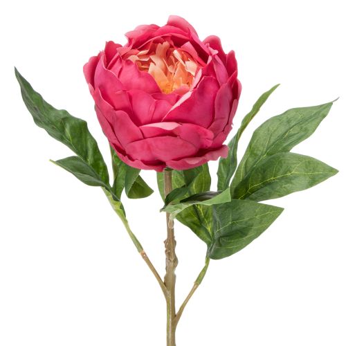 Artikel Kunstig pæonblomst til elegant indretning, 58 cm