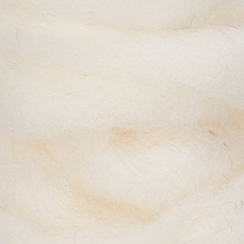 Artikel Hvidt uldbånd, 2 m, dekorativ uld til kreative og indpakningsartikler