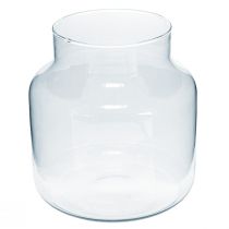 Artikel Glasvase Rund Blomstervase Stor 100% Genbrugsglas H20 Ø17cm
