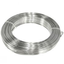 Aluminiumstråd dekorativ wire håndværkstråd sølv Ø3mm 1kg