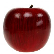 Artikel Dekorative æbler røde, lakerede Ø8cm 6p