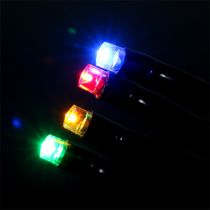 Artikel LED lyskæde til udvendig 120 9m farvet-sort