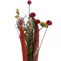 Artikel Tørrede blomsterbuket med engblomster lyserødt gør-det-selv sæt H30-35cm