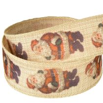 Artikel Julebånd rustikt bånd julemanden 25mm 15m