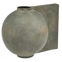 Artikel Dekorativ vase keramik antik look bronze grå 30×20×24cm