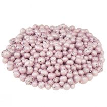 Artikel Strålende dekorative perler 4mm - 8mm lergranulat pink 1l