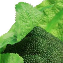 Artikel Kunstig broccoli grøntsagsdekoration i grøn Ø12cm H15cm