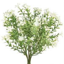 Artikel Kunstige blomster hvid Kunstig blomsterbuket isplante hvid 26cm