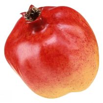 Artikel Kunstig frugt granatæble kunstig rød gul 9×11cm