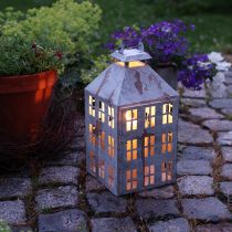 Artikel Vintage dekorativ lanterne metal lyshus Shabby Chic H35cm