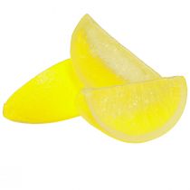 Artikel Citrondekoration Kunstige Citronskiver 7×3,5×3cm 48stk