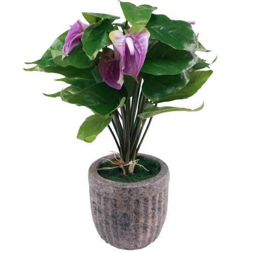 Artikel Kunstige blomster kunstige anthurium kunstige planter i potte 41cm