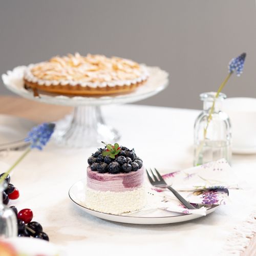 Artikel Dekorative tarteletter med frugt, kunstige kagereplikaer, vinduesudstillingsdekoration, sæt med 2 stk. Ø8 cm