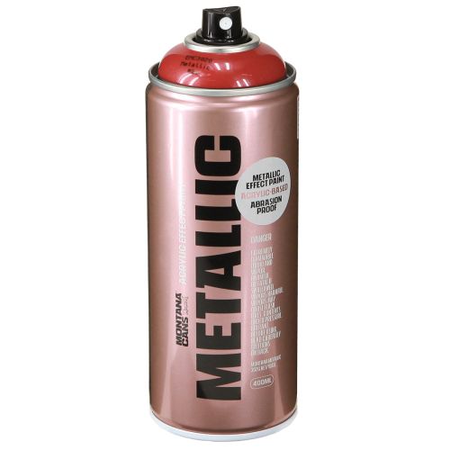 Artikel Akrylspray metallisk rød Montana Cans effektspray 400ml
