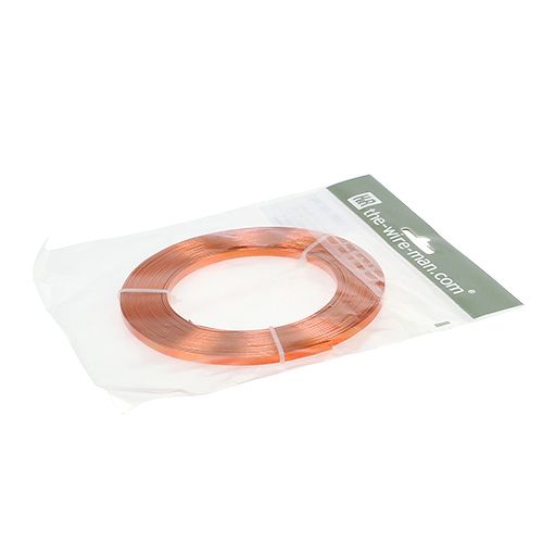 Artikel Aluminium fladtråd Orange 5mm 10m