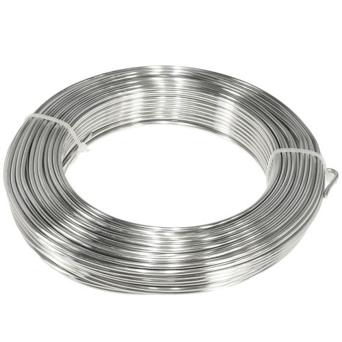 Artikel Aluminiumstråd dekorativ wire håndværkstråd sølv Ø3mm 1kg