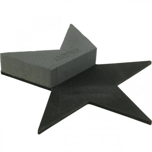 Artikel OASIS® Sort Bioline® Floral Foam Star Sort H30cm 2 stk