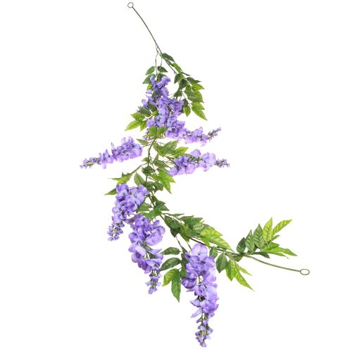 Floristik24 Blomsterguirlande kunstguirlande lavendel lilla grøn 155cm