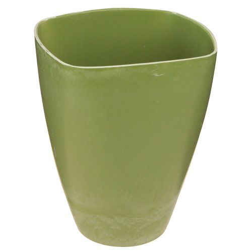 Orkidé potte urtepotte plast vase grøn H16,5cm 4stk