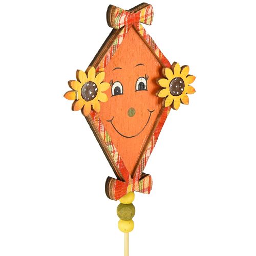 Artikel Dekorativ drage efterårs træprop efterårsdekoration træ 33,5cm 6 stk