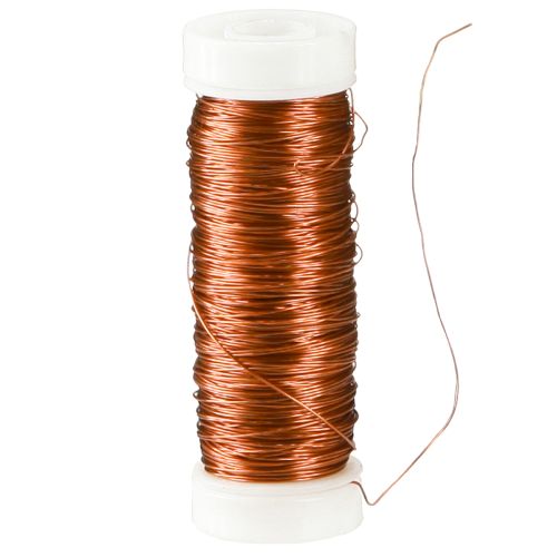 Artikel Deco Emaljeret Tråd Orange Ø0,30mm 30g/50m
