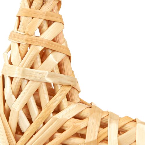 Artikel Dekorative rattanstjerner til jul, 14,5 cm, sæt med 3