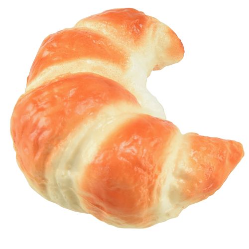 Floristik24 Dekorativ croissant kunstig maddummy 10cm 2stk