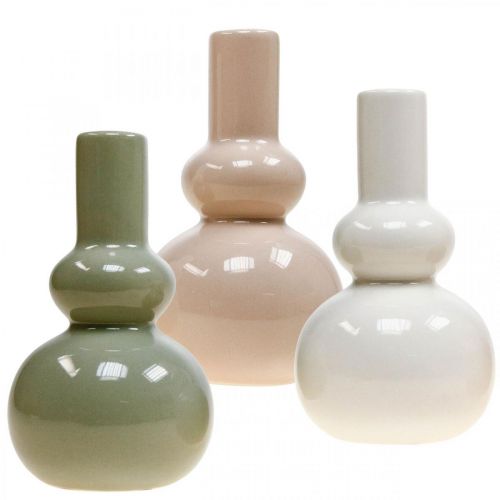 Floristik24.dk Dekorative vaser, keramik vasesæt Ø9,5cm 3 - køb billigt online