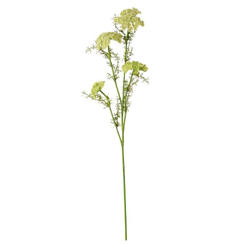 Artikel Dild kunstig plante med lang stængel engblomst grøn hvid 87cm