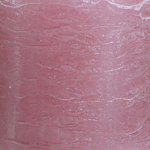 Artikel Ensfarvede stearinlys gamle pink søjlelys 70×80mm 4 stk