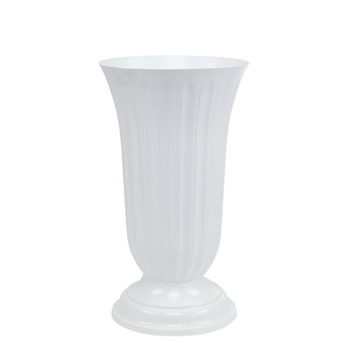 Lilia vase hvid Ø20cm 1 stk