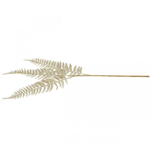 Floristik24 Deco bregne kunstig plante guld, glitter juledekoration 74cm