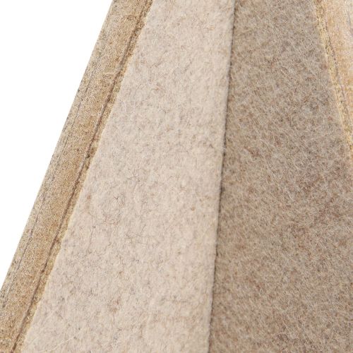 Artikel Filt dekorativ stjerne til at placere juledekoration filt beige H62cm