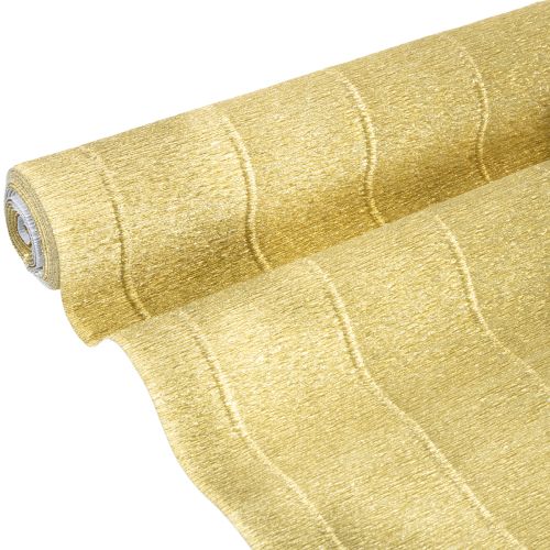 Artikel Blomsterhandler Crepe Papir Guld 50x250cm