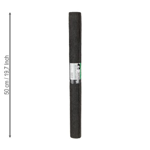 Artikel Blomsterhandler crepepapir sort 50x250cm