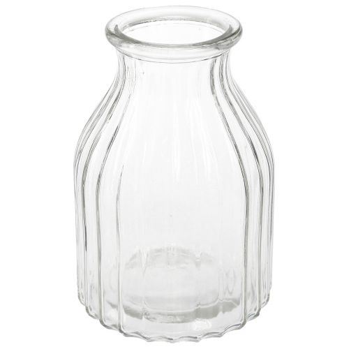 Floristik24 Glasvase vaseriller dekorativ glas klar Ø12cm H18cm 2stk