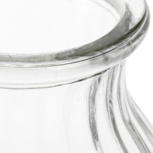 Artikel Glasvase vaseriller dekorativ glas klar Ø12cm H18cm 2stk