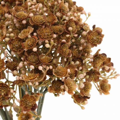 Artikel Gypsophila kunstig brun til efterårsbuket 29,5cm 18p