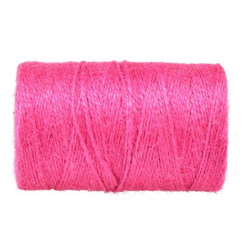 Artikel Jute bånd jute snor bånd jute fuchsia Ø2mm 200m