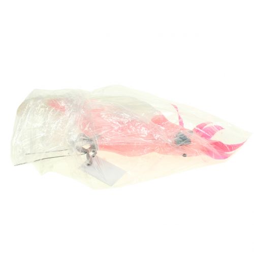 Floristik24 Dekorativ cockatoo pink 32cm