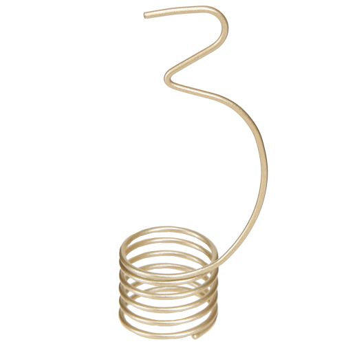 Artikel Lysdekoration adventstal 1-4 mat guld metal H10cm 4 stk