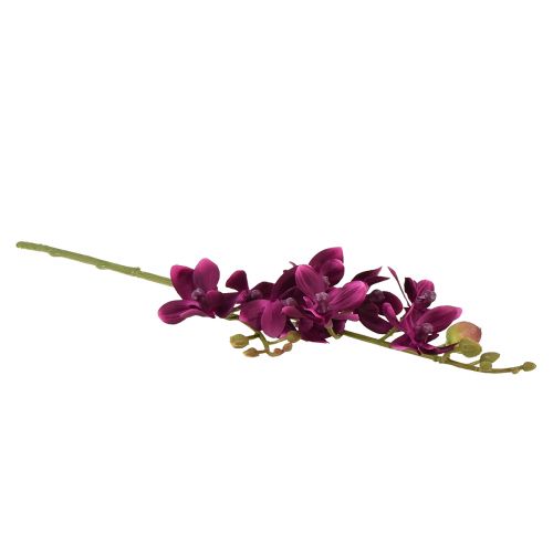 Artikel Lille orkidé Phalaenopsis kunstig blomst mørk lilla 30cm