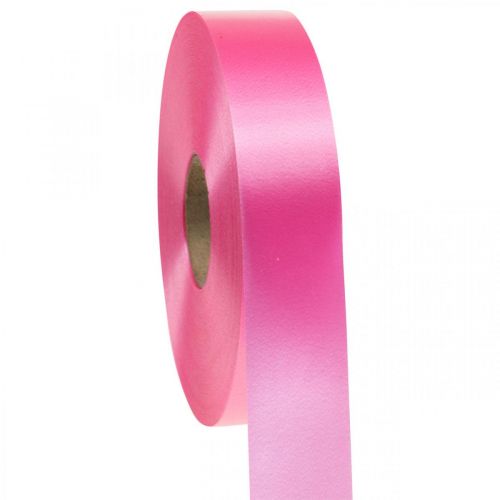 Pyntebånd krøllebånd pink 30mm 100m