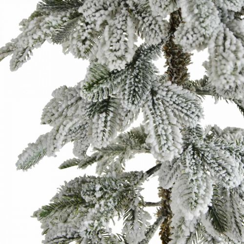Artikel Kunstigt juletræ Slank sneklædt vinterdekoration H180cm