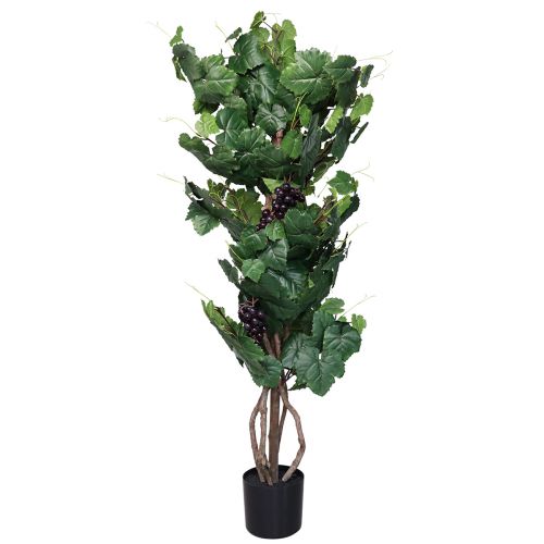 Kunstig plante i potte Kunstig vinstok med druer H120cm