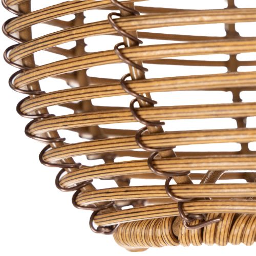 Artikel Solcellehavelampe i rottingstil til romantiske aftener udendørs, 86 cm