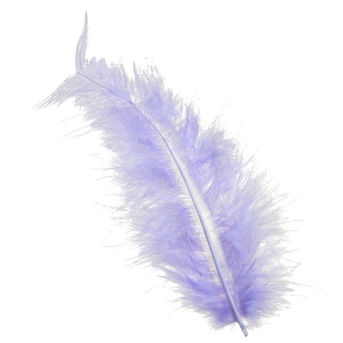 Purple Feathers Fluffy Craft Supplies Fjeder 5-10cm 20g