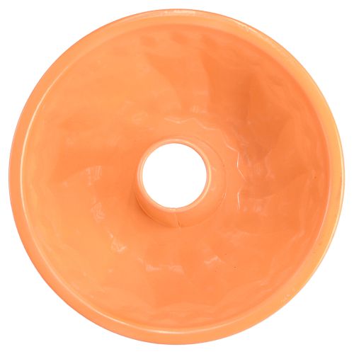 Artikel Metal dekorativ bageform Gugelhupf orange Ø23cm H12cm