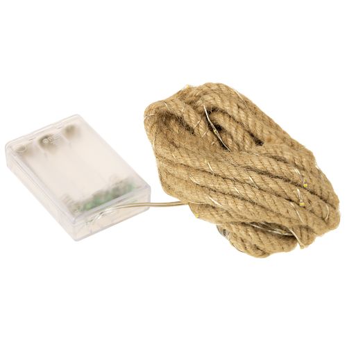 Artikel Micro LED lyskæde med ledning indendørs varm hvid 390 cm