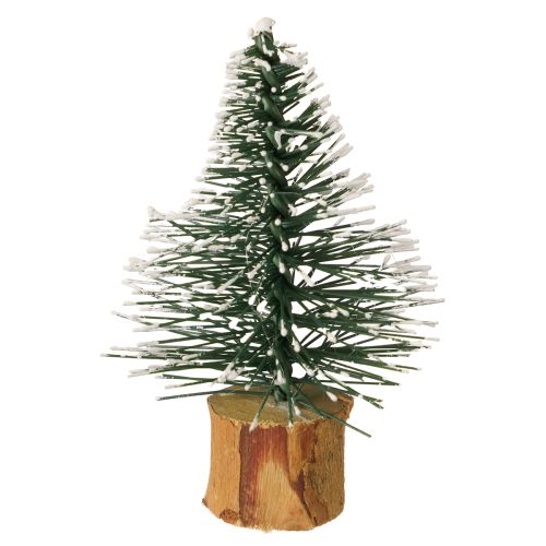 Artikel Mini grantræer snedækket vinterskov Ø5cm H8cm 12 stk